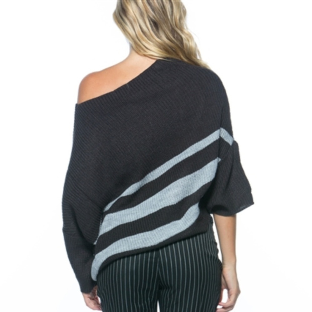 (LAST ONE) OVERSIZED KNITTED SWEATER - Picture 3 of 3